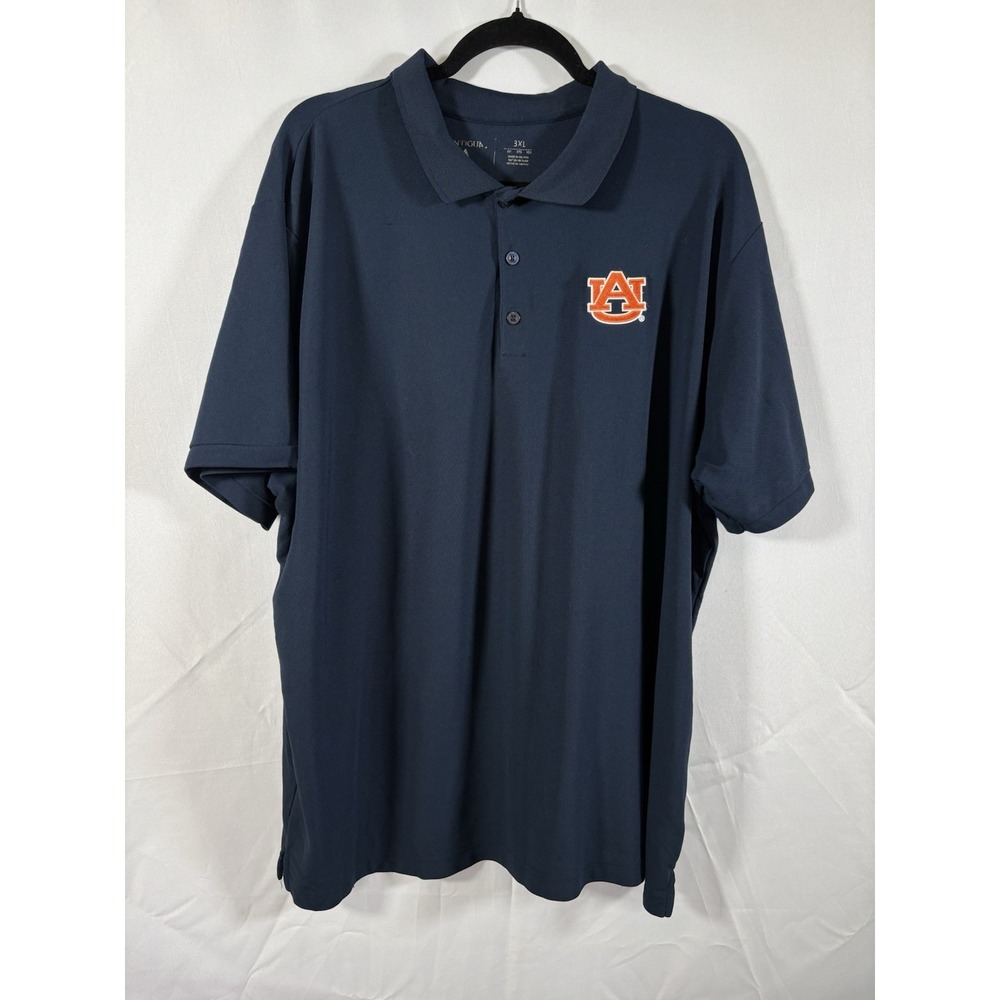 Antigua polo shirt size 3XL university of auburn 1/4 button golf